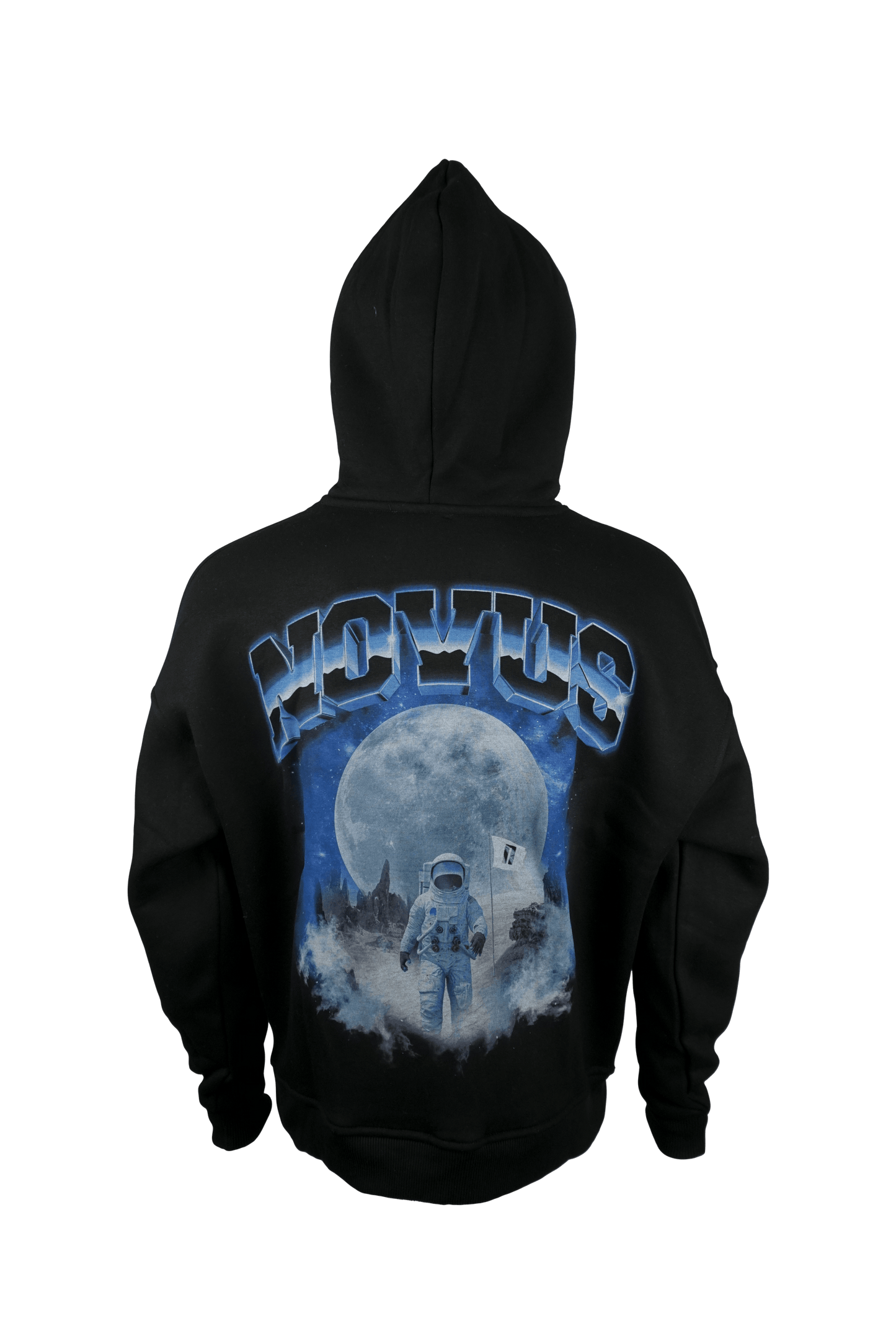 ASTRONAUT HOODIE - BLACK